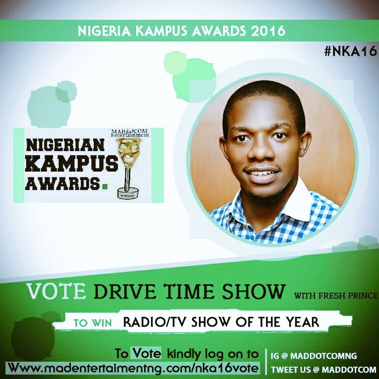 jockfreshprince's tweet photo. Big S/O to students of DELSU and all for the nominations. Voting ends July 15th
#nka16 https://t.co/X9fiymni5v