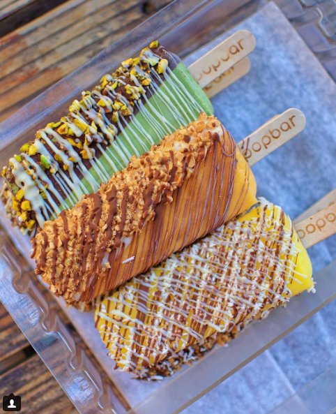 It's too early to pop bottles, but we can ALWAYS popbars! Yummy