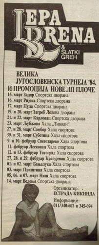Melisa_Smriko's tweet photo. 1984god #LEPA #BRENA i #Slatki #Greh🎼🎶#Velika #Jugoslovenska #turneja👍🌞😘🎤🎵🎼 https://t.co/QkcCkuSAvT