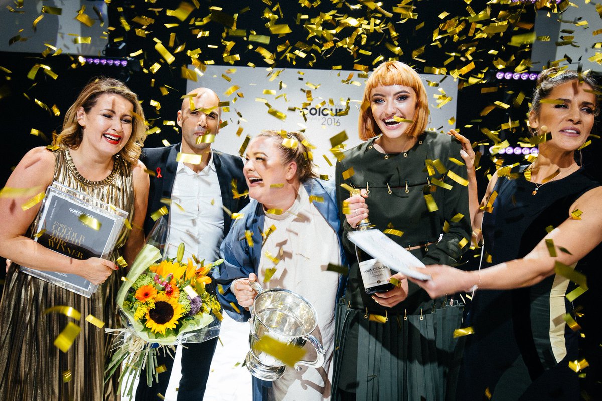 db_SalonAcademy's tweet photo. The morning after the night before&amp;we are still celebrating the winners of #LCTIRE16 our girls Jenny D &amp; Aoife! https://t.co/GjuWqKJAfc