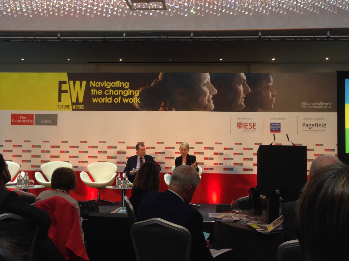 joningham's tweet image. Sandra Polaski ILO wage increases drive productivity increases - link is this way around #FutureWorks2016