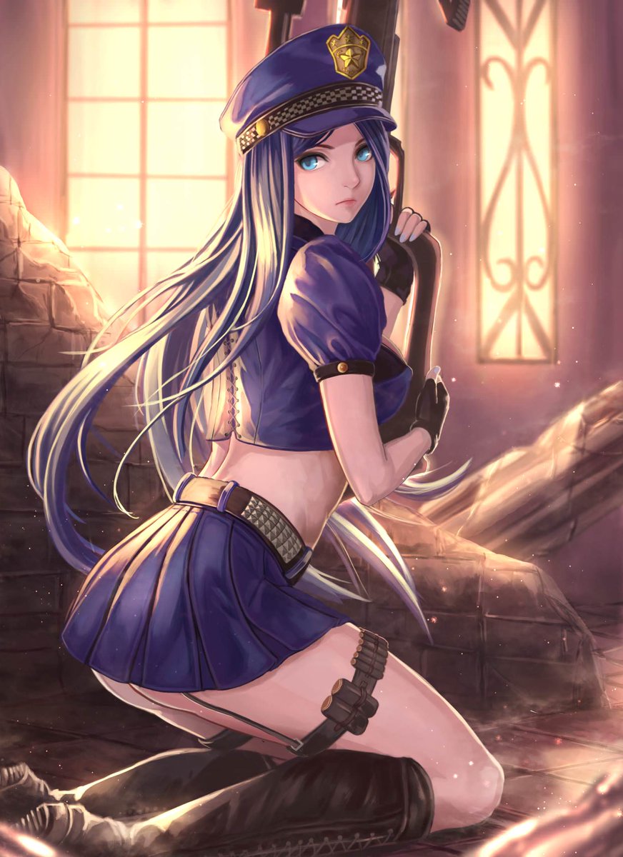 LOL__ART's tweet image. Best #LeagueOfLegends arts
&amp;gt; lolart.ucoz.com

#Caitlyn #lol #riot #wallpapers #fanart #Officer #girl #police