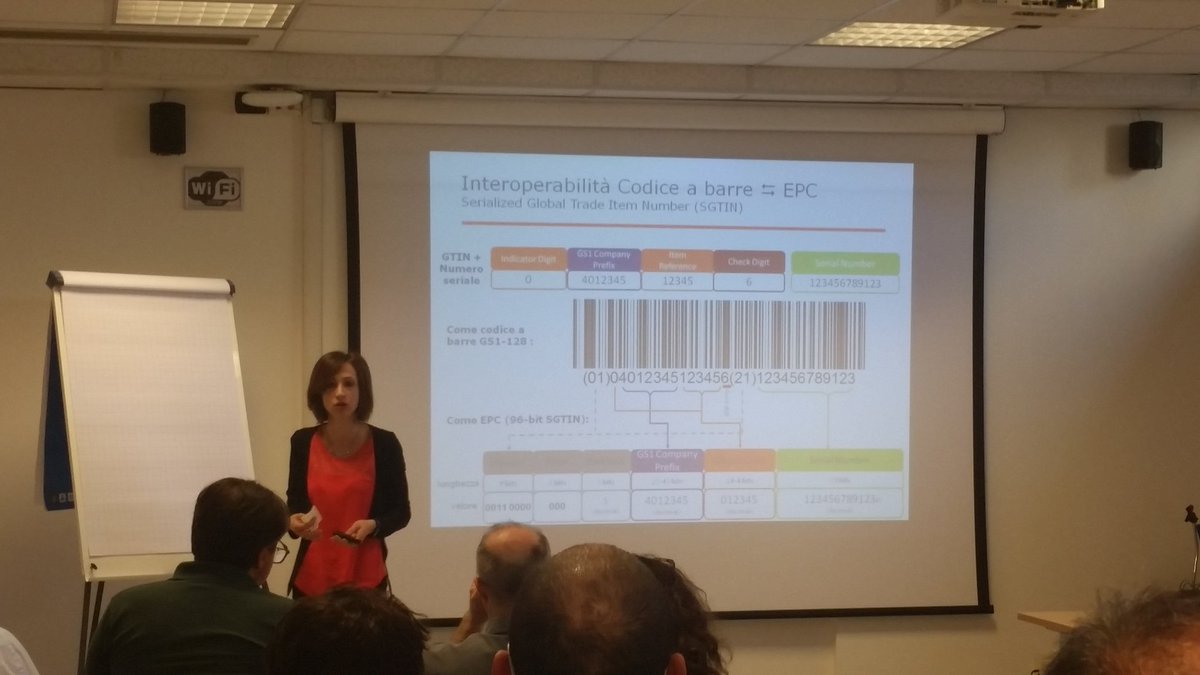 Casalini_GS1It's tweet photo. Linda Vezzani ci spiega gli standard EPC e EPCIS a Conosci GS1 Italy? #LABGS1 #GS1Academy @GS1italy https://t.co/S3aQIr80Kz
