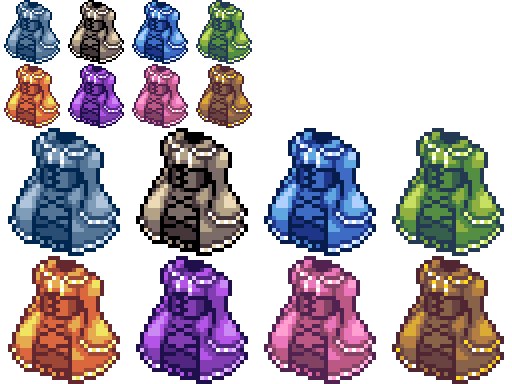 こやまなつみ Twitterren 今日のドット絵 制作時間1時間 ドット絵 Pixelart ゴシックドレス カラーバリエーション 32x32 こやまなつみ Twitterren 今日のドット絵 制作時間1時間 ドット絵 Pixelart ゴシックドレス カラーバリエーション 32x32