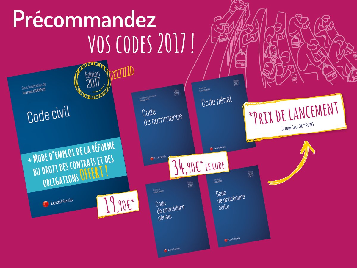 LexisNexisFr's tweet photo. Le saviez-vous ? Les #CodesBleus @LexisNexisFr sont dispos en Précommande sur la boutique https://t.co/pivNz6AnQO https://t.co/5Fqk4vNzvK