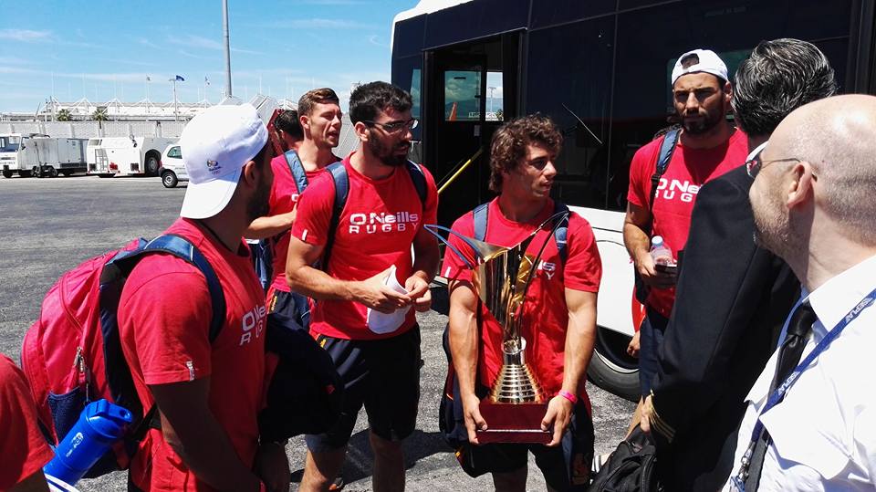 ¡La Selección Masculina de Rugby Seven, clasificada para los Juegos Olímpicos de Río 2016! bit.ly/28Kxa05