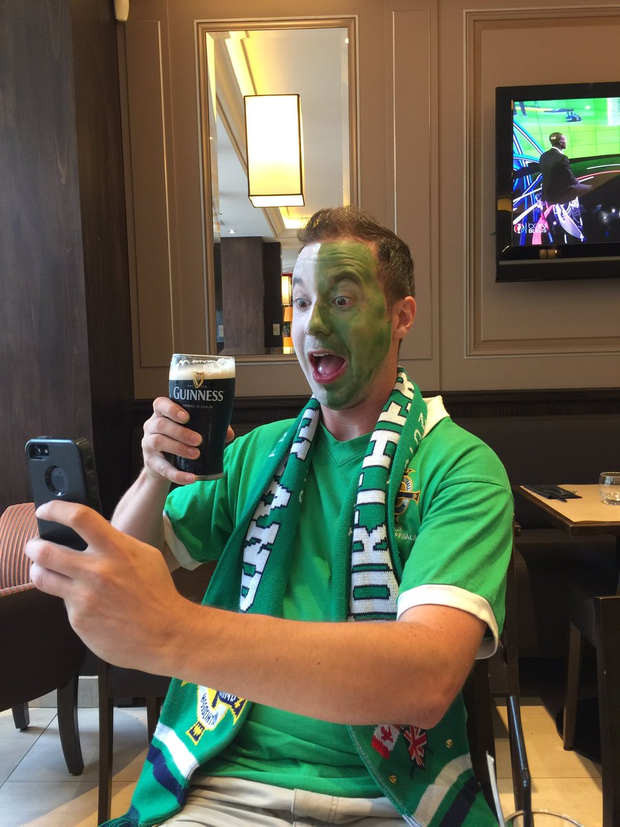 paulfrewDUP's tweet photo. When you suddenly realise it's Matchday !!! #GAWA #NIR #NorthernIreland #GERNIR #MatchdayThree #matchdaymadness https://t.co/COjZcmjbsM