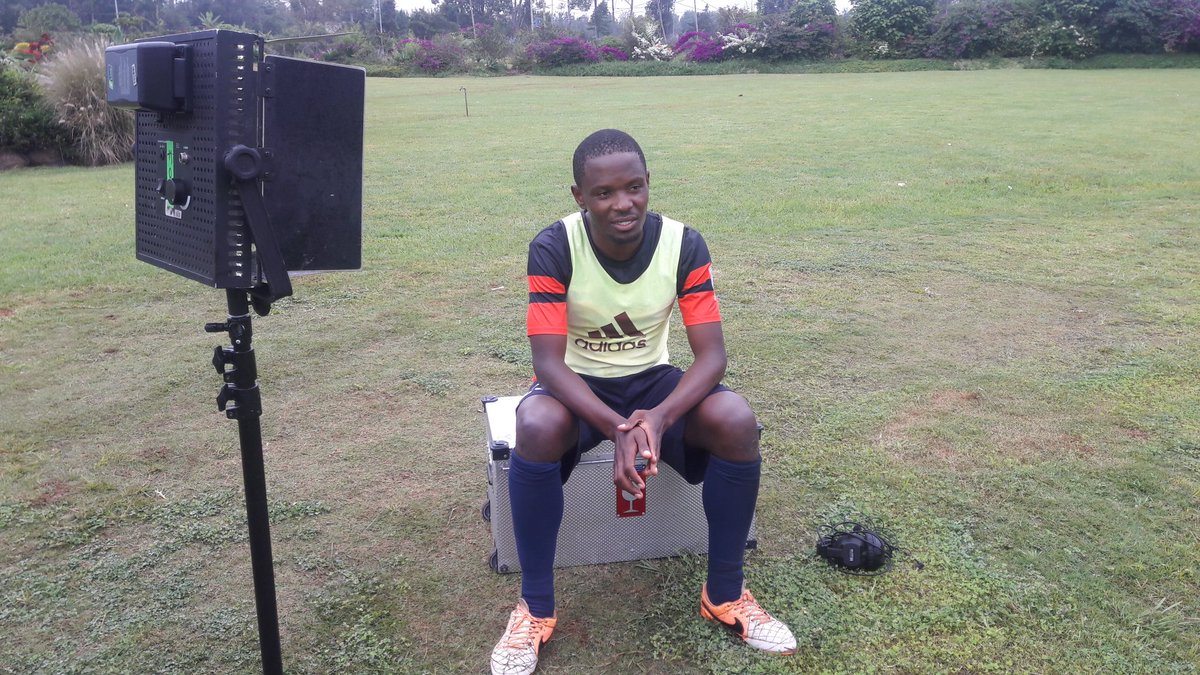 IngwePulse's tweet photo. Welcome back #BernardMangoli ..He is the New @AFCLeopards captain..He tells #IngwePulse  he is happy to be back.. https://t.co/bIjUfshPVd