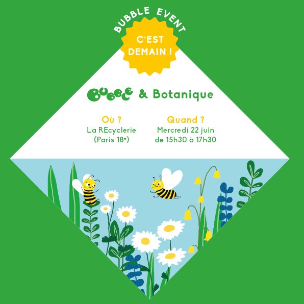 Team_Bubblemag's tweet photo. J-1 pour l’évènement Bubble & Botanique !! Suivez l’event en live sur notre Insta @team_bubblemag ! #bubbleevent https://t.co/dEKBrSJiyf