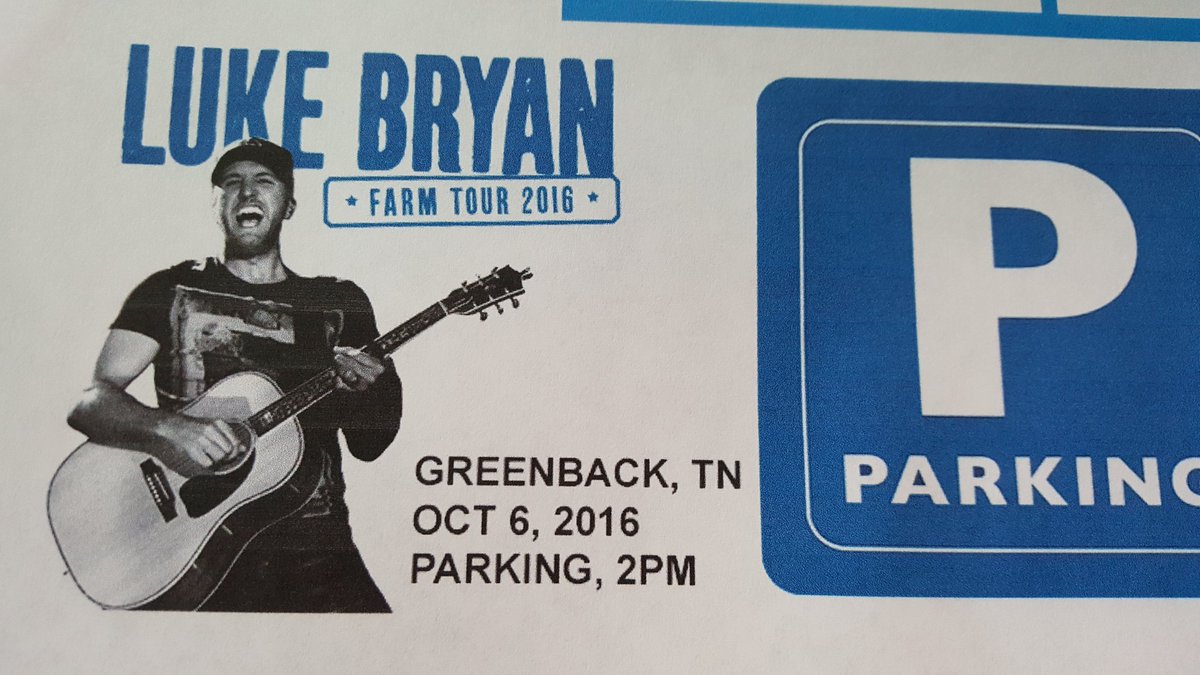 redracertami's tweet photo. #lukebryan #farmtour2016 #loveluke  #maplelanefarms #concertjunkie ticket all bought here I come luke❤🎤❤🎤❤😎😎😎 https://t.co/eGK9OqgVyB