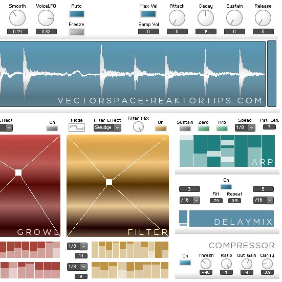 peterdines's tweet image. For a limited time, get Vectorspace for Reaktor for 33% off: discount code VECTORSPECIAL reaktortips.com/2015/05/vector…