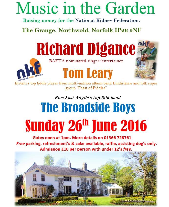 NKF_UK's tweet photo. #nkf #richarddigance supporting kidney patients Sunday 26th #tomleary #broadsideboys https://t.co/YGPU1TVHSt