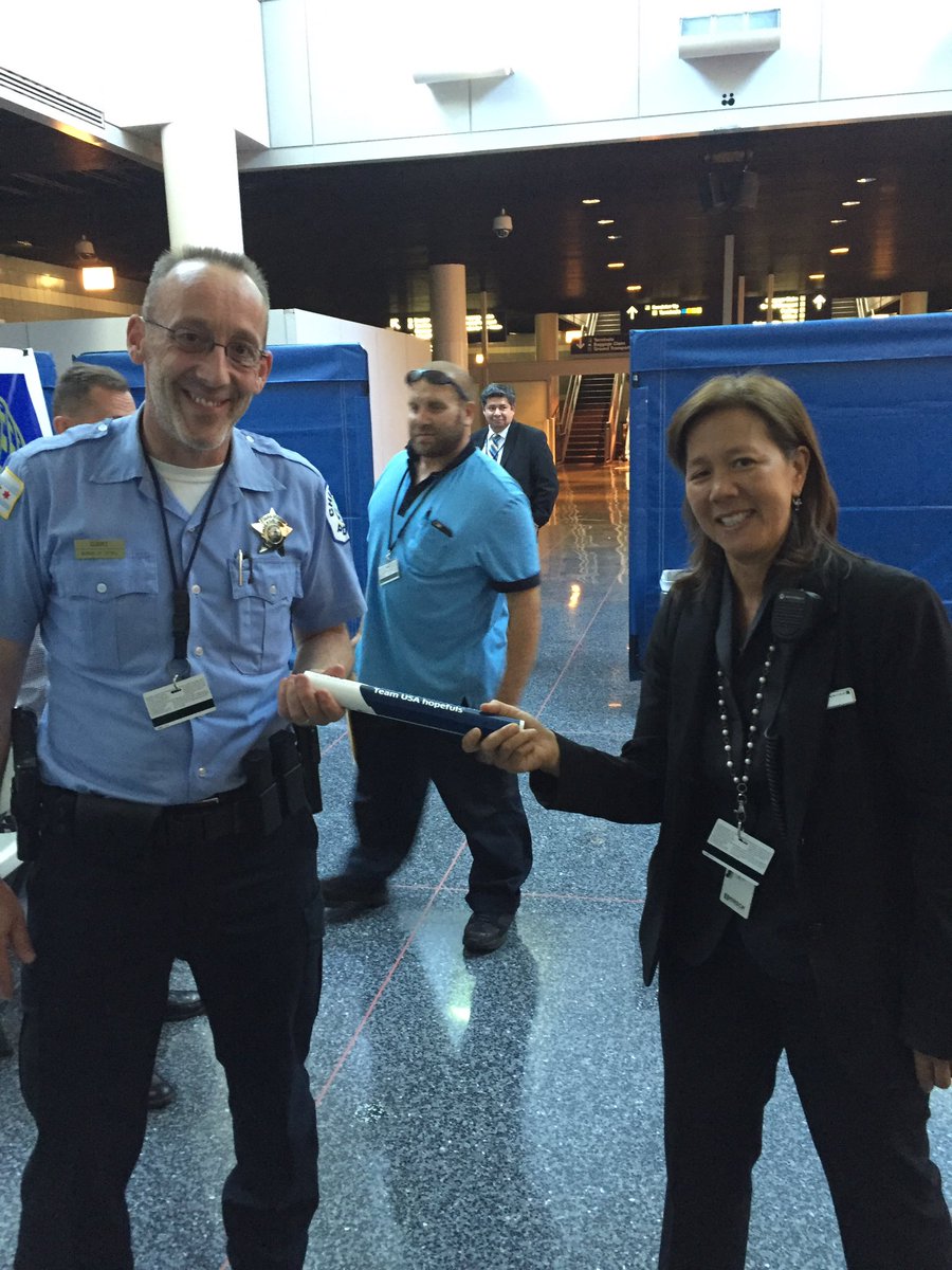 More passing the baton at with Myriam Ziemba and the CPD #UABatonDonation