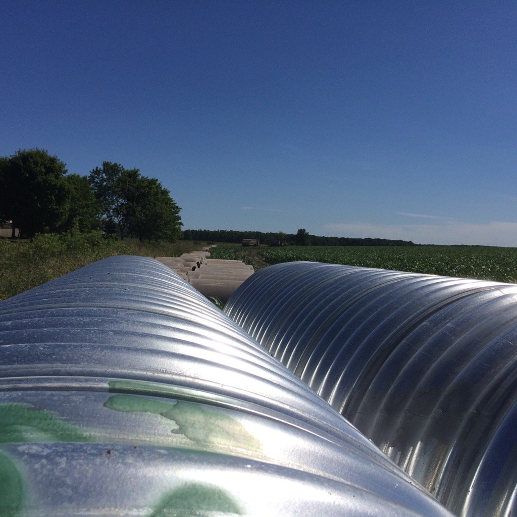 Farmers bucketlist good bye open ditch hello strait fields