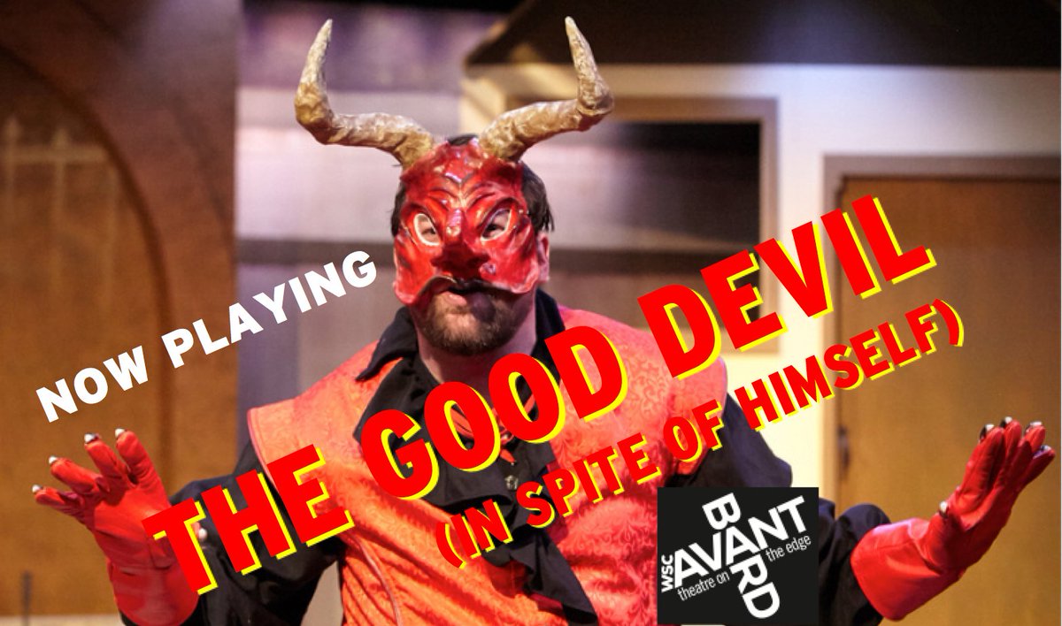 AvantBard's tweet photo. OPENING TONIGHT! A devilish new comedy by @mariobaldessari and @Thundercurl #AvantGoodDevil https://t.co/e1UllNWQKe https://t.co/5sIXistFVv