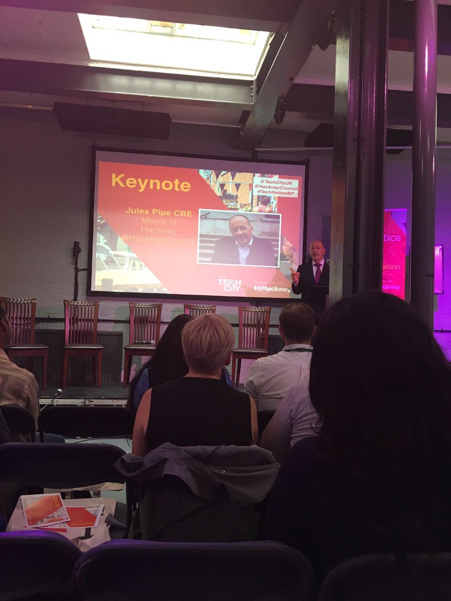 GetSetLondon's tweet photo. #getsetlondon as friends of Hackney at the launch of #technationbp report with @TechCityUK &amp; @hackneycouncil. https://t.co/yzhGH0Dq9t