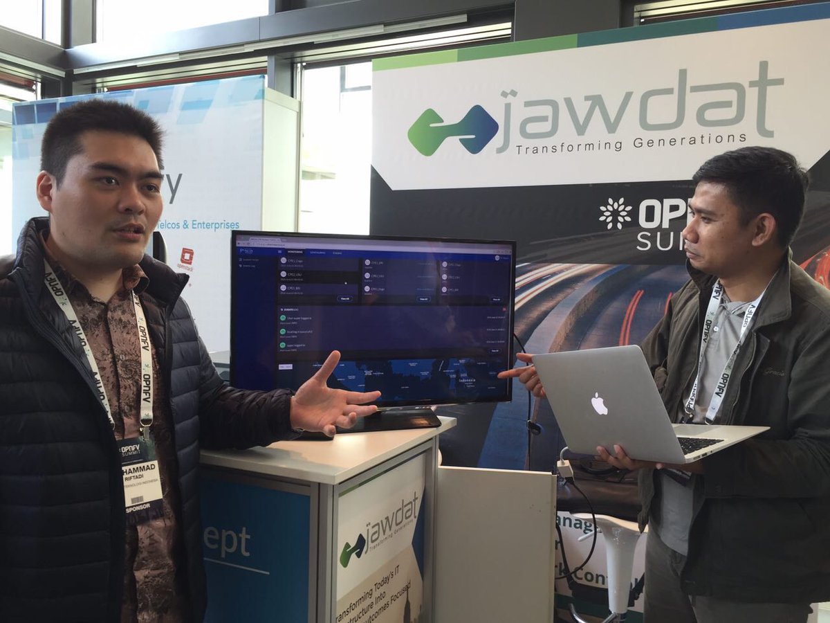 hnugroho's tweet photo. So proud with Jawdat team who's attending OPNFV Summit in Berlin 21-23 Jun. Too bad I can't join. Break a leg, team! https://t.co/KWBy2S26vM