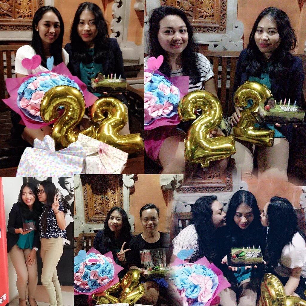 Putri_Sandy's tweet photo. I'm feeling 22 (070694) 🙌😘🎉🎂🎁🎈🎈 
Thank you My Family, BFF, BIG BRO, who make my day very complete😍😘
#blessed  #22 https://t.co/bI5QOn77vT
