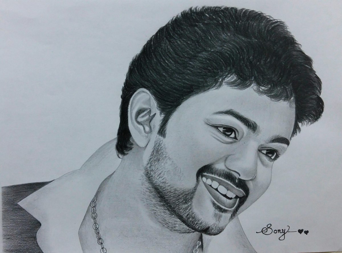 SonyKm1's tweet photo. @Vicky_VjMsd Dears, its y art gift  to VIJAY  ..pls share :) https://t.co/bQpixcR2Tp