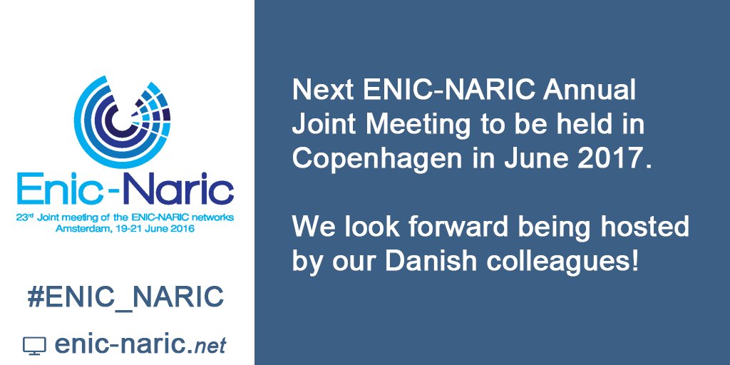 ENIC_NARIC's tweet photo. Copenhagen 2017 #ENIC_NARIC https://t.co/uG7mneNDb6 https://t.co/9z2ydJgyO0
