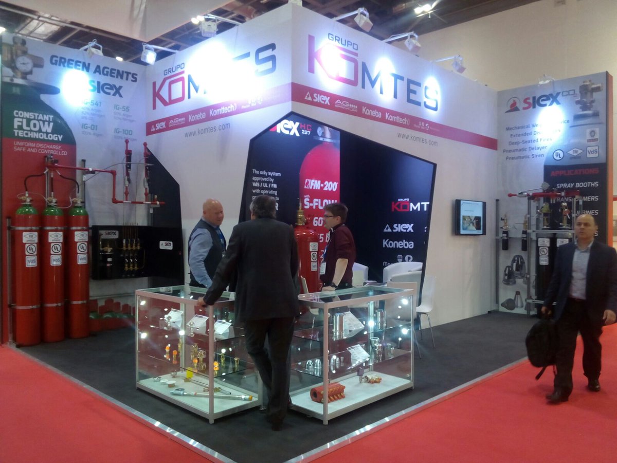 It is Show Time! #FIREX2016 Come over our stand G170 to see the latest innovations in fire suppression systems.