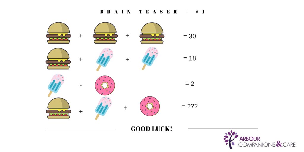 casell01's tweet image. A healthy brain needs to be active every day. Here's a friendly brain teaser competition - who can solve it first?!