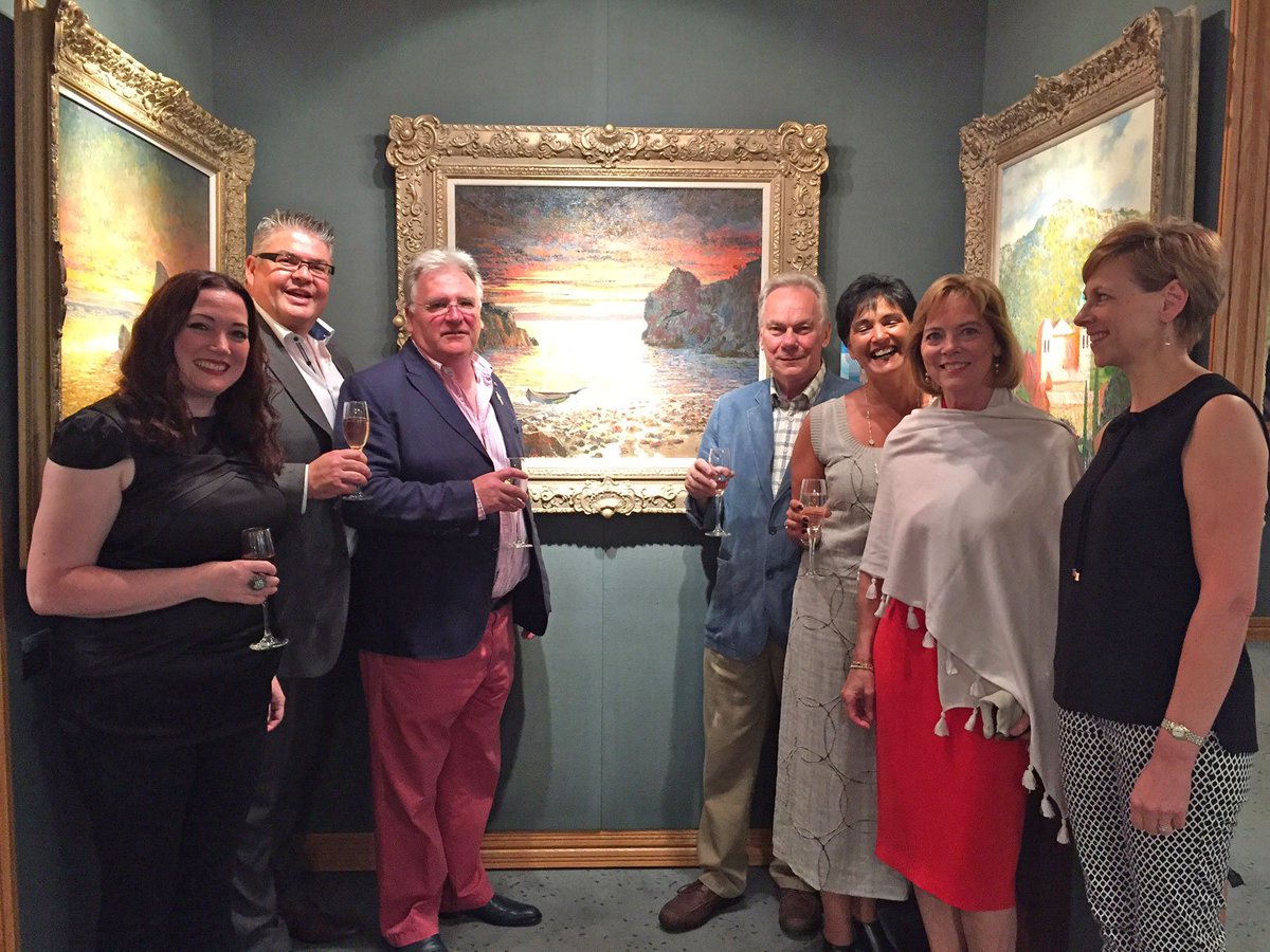 castlegalleries's tweet photo. Thanks to @john_myatt for his visit to @castleartICC - #MonetInMajorca can still be viewed at the gallery this week! https://t.co/kHE02MWp25