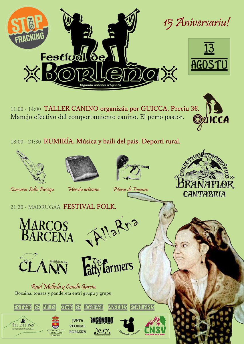 FestiBorlena's tweet photo. ¡Se acerca el @FestiBorlena 2016! :) :) Ésti añu cumplimus 15 añus. Ven a celebralu con nós! https://t.co/UOqrb19nQs