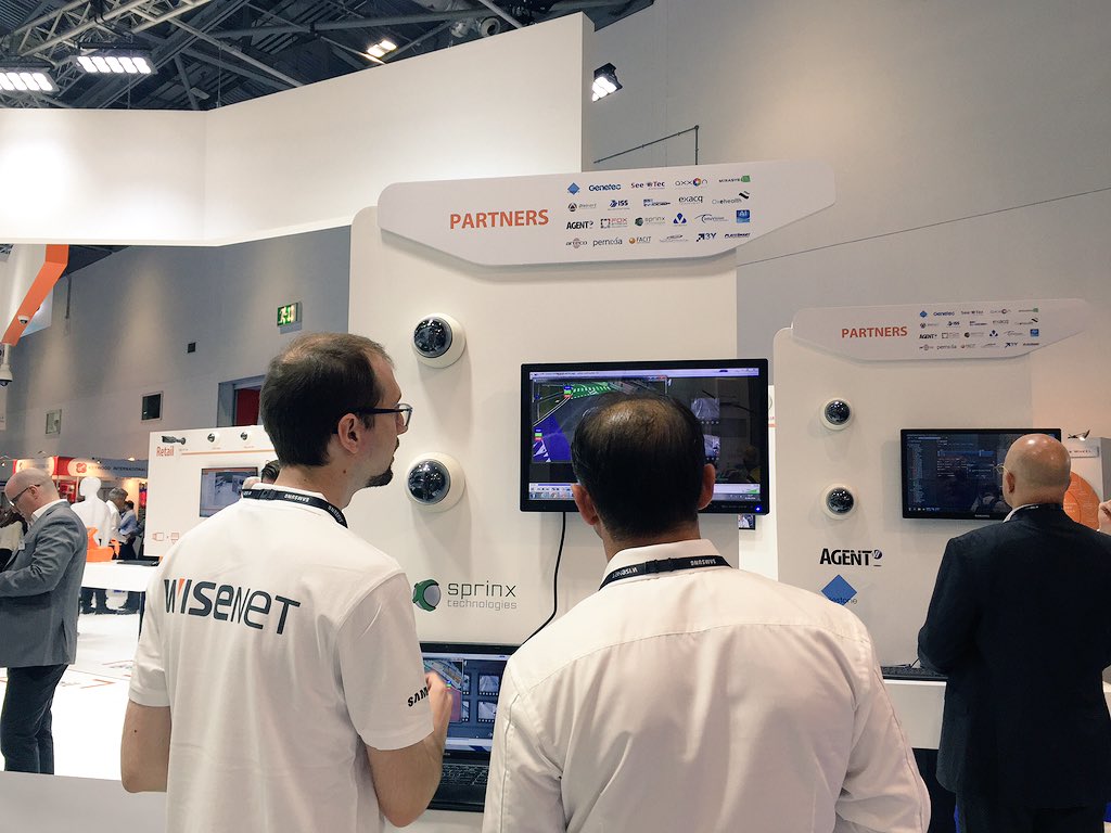 SprinxTech's tweet photo. #IFSEC2016 has started! Visit us at @HanwhaTechEU #G800 to see #Sprinx Analytics for Traffic on #WisenetIII chipset https://t.co/ZuXkm6WIiu