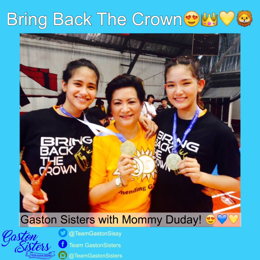 Teamgastonsissy's tweet photo. Bring Back the Crown! ππππ¦π #SisterGoals #teamgastonsisters #USTDays #Throwback https://t.co/SfBxnKpCGq