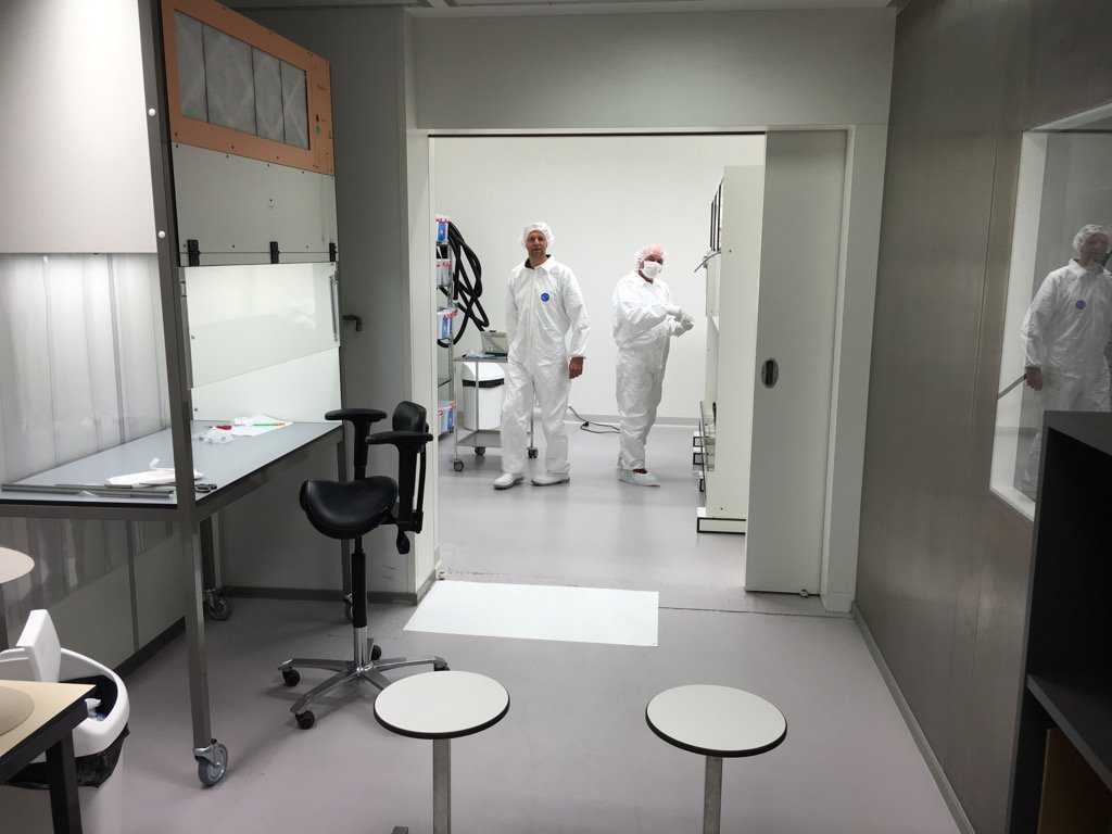 CorBoonacker's tweet image. Werken in eigen cleanroom, top kwaliteit van Interflow#interflow