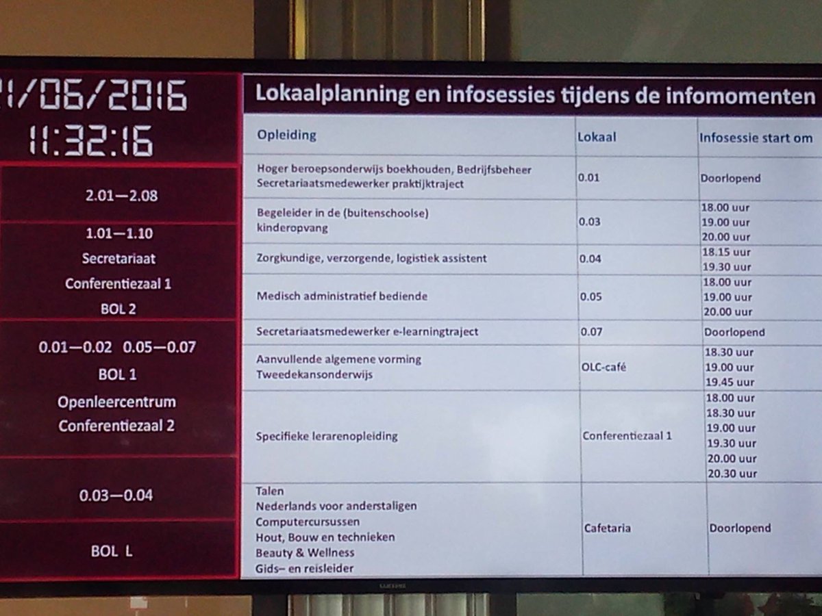 hanegreef's tweet photo. Wij zijn er klaar voor! Jullie ook? #cvodeoranjerie#infodag#medisch #secretaresse https://t.co/JW7GUhJmmR