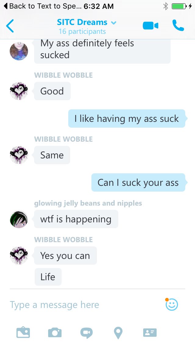 ItGogoGirl's tweet photo. And a Skype group chat talking with @boobhorse @JennyG97 and @DuzkB3rry #SuckingAss https://t.co/hE5WclXaIO
