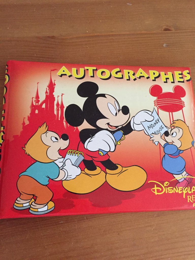 Disney Autograph and Photo Book - 2016 Walt Disney World Logo