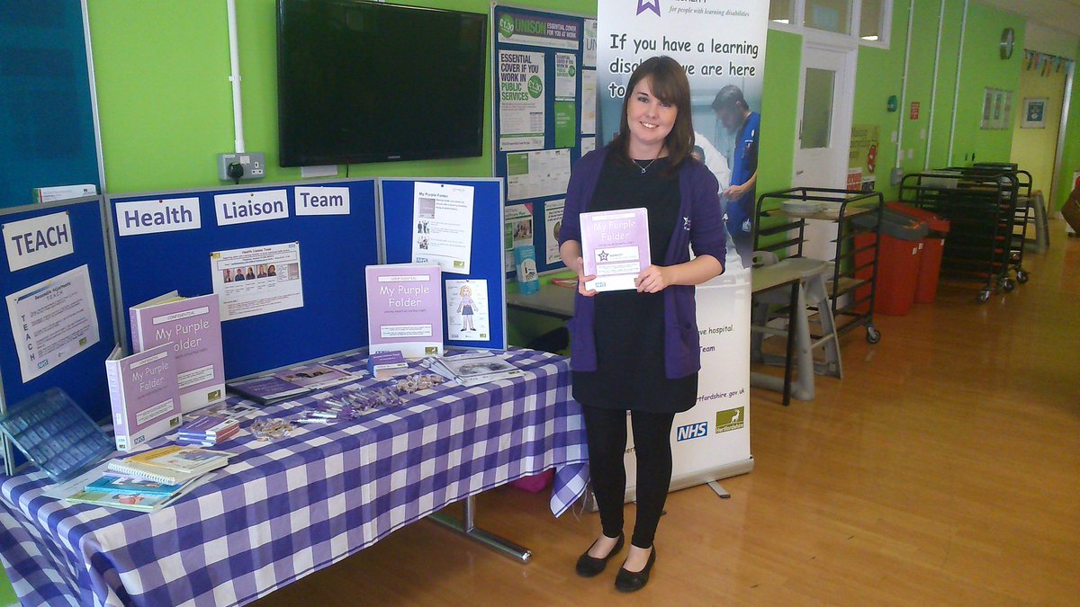 LDNurseTasha's tweet photo. @team_liaison have a stall in @WestHertsNHS Spice of Life canteen to raise awareness for #LDWeek16 https://t.co/HIC7hR729F