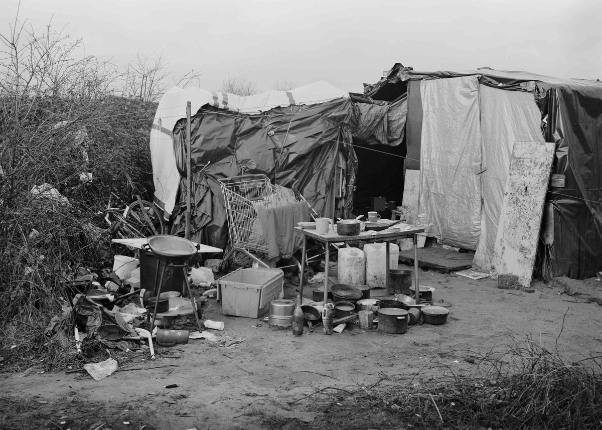 RCA's tweet photo. #ShowRCA preview: @_tomhatton @PhotoRCA  from his Now Here series, made in the Calais refugee camp. @RCAFineArt https://t.co/0ehs1paDQX