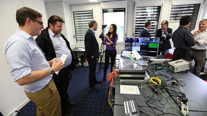 EBU_Tech's tweet photo. Some fantastic demos at this years #ebunts! https://t.co/4mp8s5H3Dz https://t.co/h3ZpefnzIj