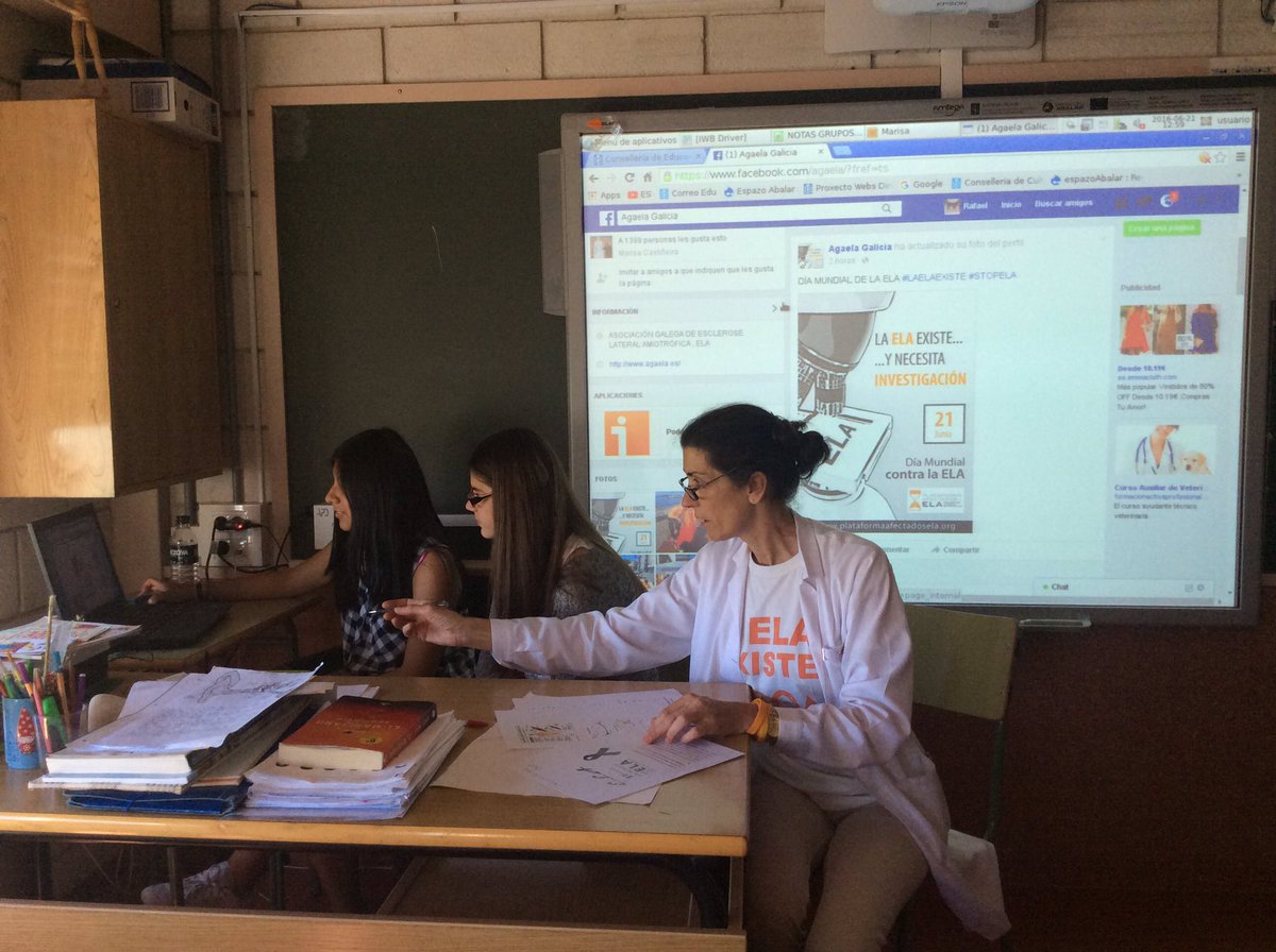mcastigarcia's tweet photo. Hoxe na clase aprendendo, traballando  #DíamundialELA #StopELA #ELA #LaELAexiste @pacoteroc @AGAELAGALICIA #ALS https://t.co/9kqOYRdBZ4
