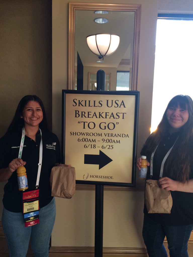 Breakfast first then on to leadership training! #NLSC16 #TAGTraining