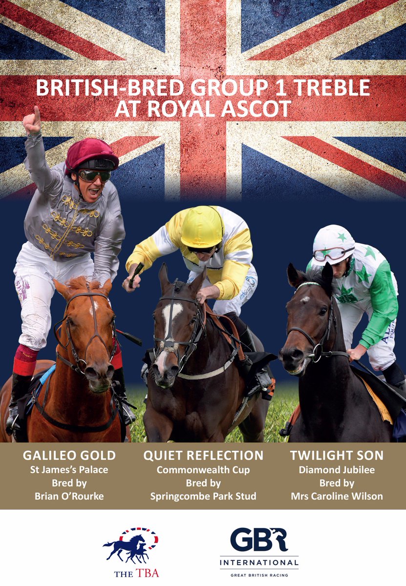 GBRI_UK's tweet photo. British-bred treble at Royal Ascot: https://t.co/m0nt2IoT40 https://t.co/wqhGjUvyzl