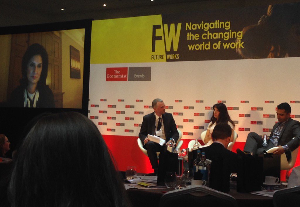 RodWillisGTC's tweet image. @EconomistEvents #FutureWorks2016 V Hlupic, F Katsoudas, N Peiris &amp;amp; A Palmer exploring OD #themanagementshift