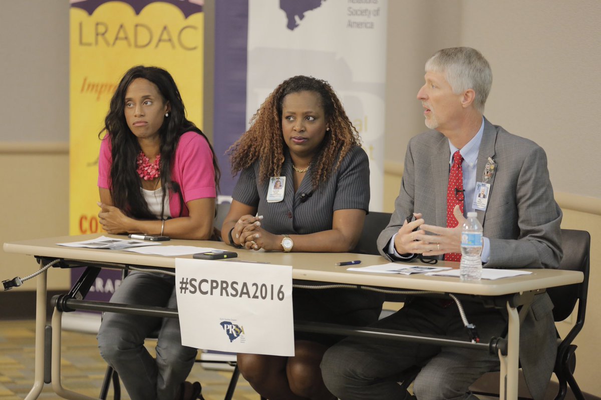 SCPRSA's tweet photo. Big thanks to @shalamajackson @tammiecepps &amp; @hamm_jay of @PalmettoHealth for sharing this morning! #scprsa2016 https://t.co/44KUhQDYj9