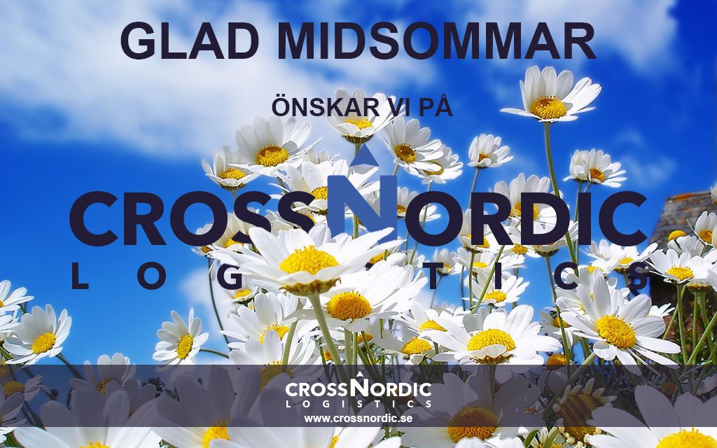 CrossNordicAB's tweet photo. Vi på Cross Nordic vill passa på att önska er alla en glad midsommar. #automatiserad #ehandel #midsommar https://t.co/86ivxc7jHp