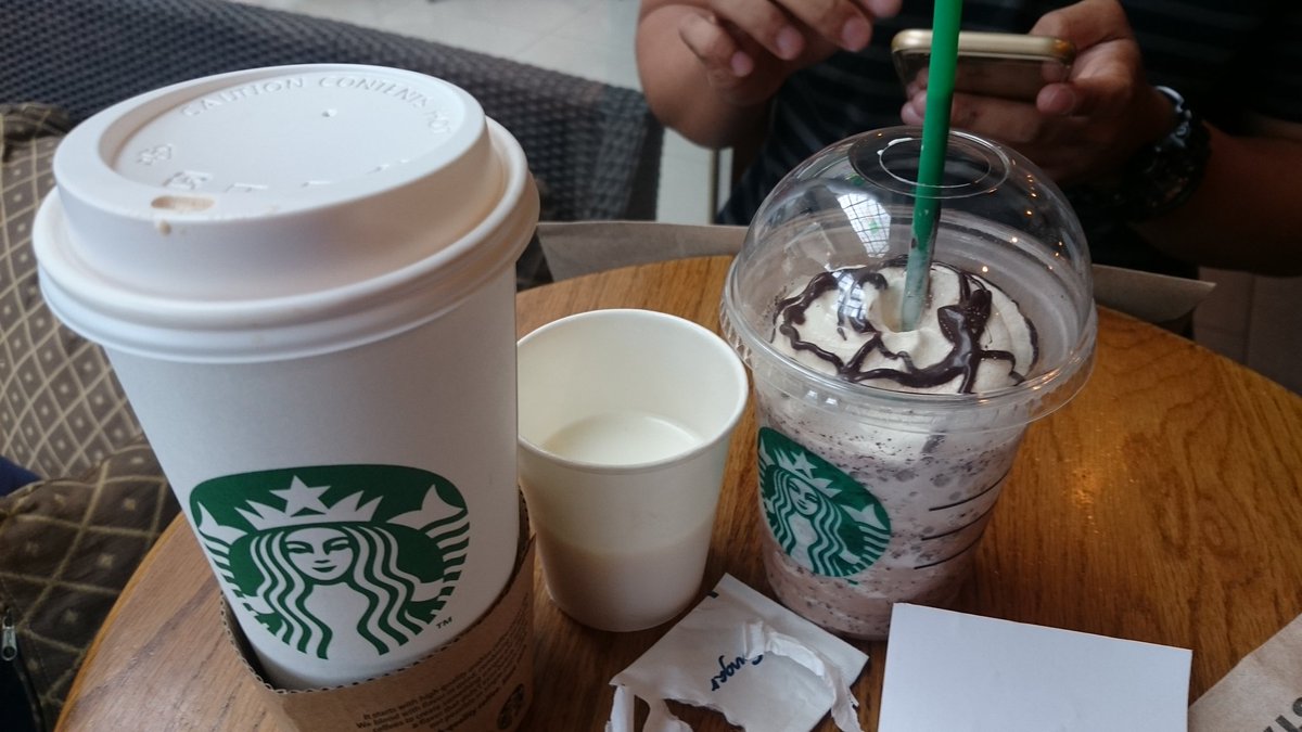 joefen33's tweet photo. Date with my buddy @ Starbucks moa #bondingmode #relaxdinpagmaytime #Starbucksmoa https://t.co/P6mYdQmiCv