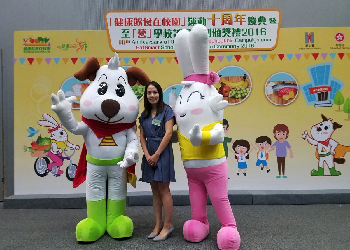 Our HK colleague, Kris Lok, at the EatSmart@school.HK event today: school.eatsmart.gov.hk/en/template/in… #EatSmart