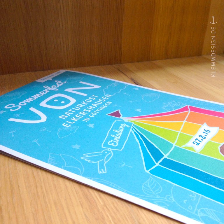#naturkostelkershausen #Einladung #Printdesign #Design #Style #Branding #CorporateDesign #creative #KlemmDesign.de