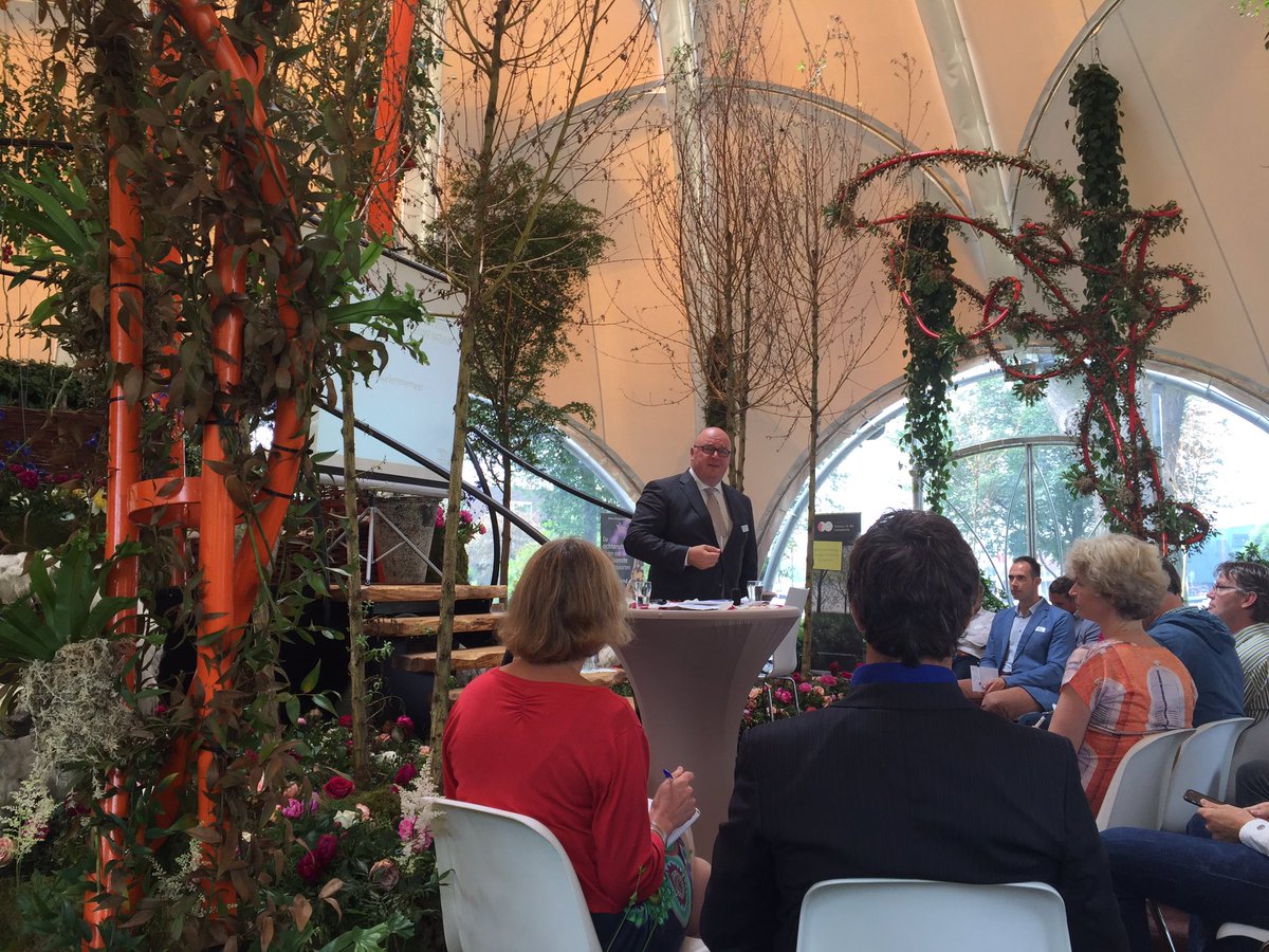 Inspirerende toespraak <a href="/NederstigtD66/">John Nederstigt</a> in Ecodome Amsterdam bij @NLgreenlabel Green Deal 1000 Ha stadsnatuur