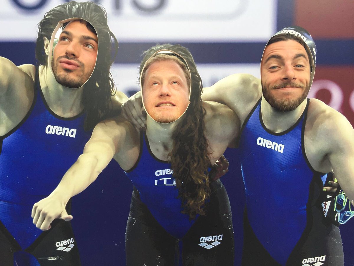 Com eravate strane <a href="/mafaldina88/">Federica Pellegrini</a> menomale che tu eri in acqua.. <a href="/MikisBenedetti/">Michele Benedetti</a> <a href="/MarconiTommaso/">Tommaso Marconi</a> <a href="/rinaldi_tommy/">Tommaso Rinaldi</a>