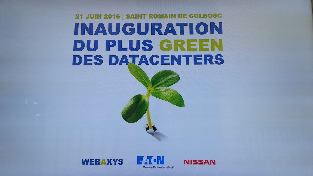 OfeliasService's tweet photo. Le #DC green de notre partenaire de proximité @webaxys inauguré au Havre et maintenant la visite #greenIT #Webaxys https://t.co/6vHhbyj9WM