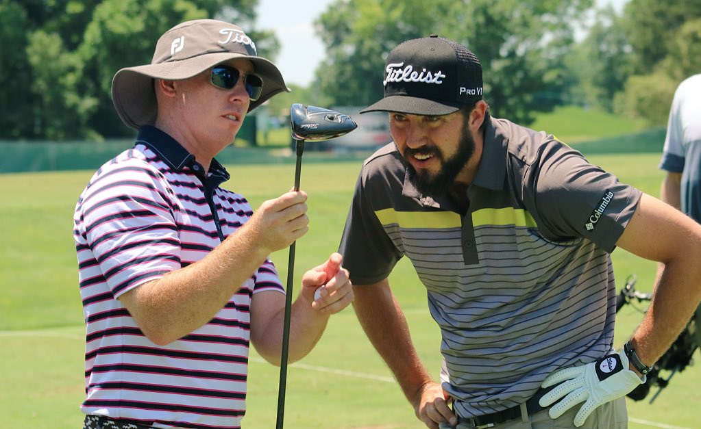 Titleist's tweet photo. It's time for day 2 of fitting players into the #Titleist917 prototype drivers. For more: https://t.co/tsNsmeyrlA https://t.co/wqXeIzCPCn
